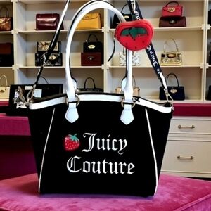 Juicy Couture Sweet & Juicy Strawberry Tote/Xbody Bag w/Coin Purse NWT
